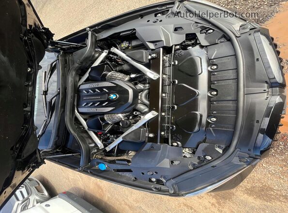 5UXJU4C07N9K43432 2022 BMW X5 Черный Вид салона спереди