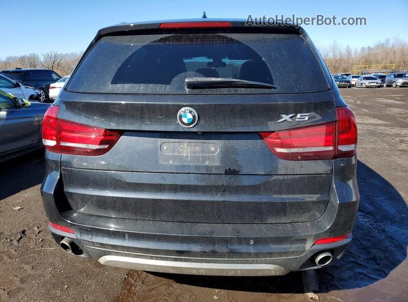 5UXKR0C31H0V75237 2017 BMW X5 Black Widok z tyłu