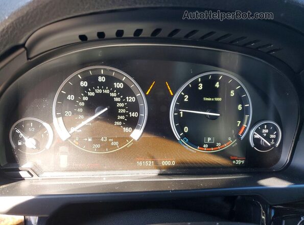 5UXKR0C31H0V75237 2017 BMW X5 Black Widok zestawu wskaźników