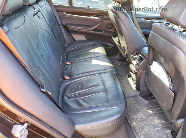 5UXKR0C31H0V75237 2017 BMW X5 Black Widok wnętrza z tyłu