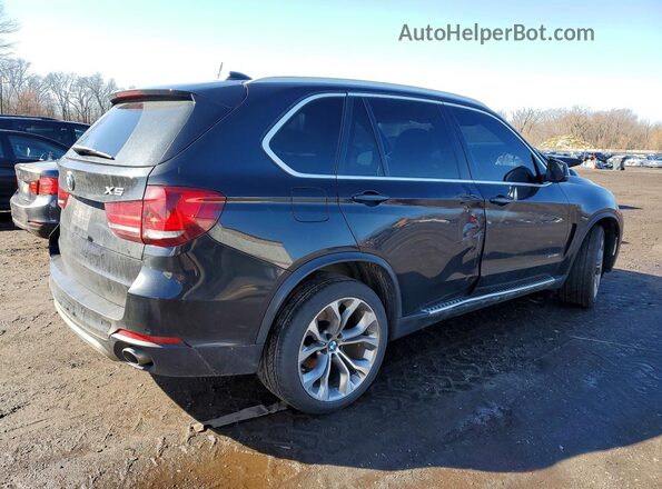5UXKR0C31H0V75237 2017 BMW X5 Black Tył prawy