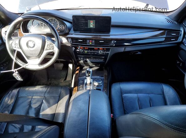 5UXKR0C31H0V75237 2017 BMW X5 Black Widok deski rozdzielczej