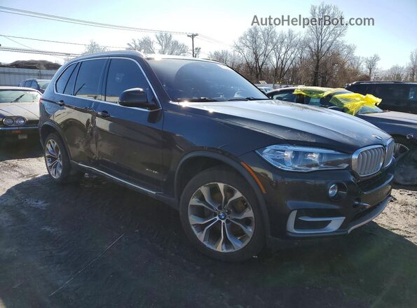 5UXKR0C31H0V75237 2017 BMW X5 Black Przód prawy
