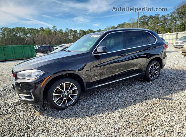 5UXKR0C54G0P24322 2016 BMW X5 Черный Передняя левая четверть