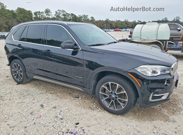 5UXKR0C55JL076902 2018 BMW X5 Черный Передняя правая четверть