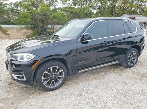 5UXKR0C55JL076902 2018 BMW X5 Черный Передняя левая четверть