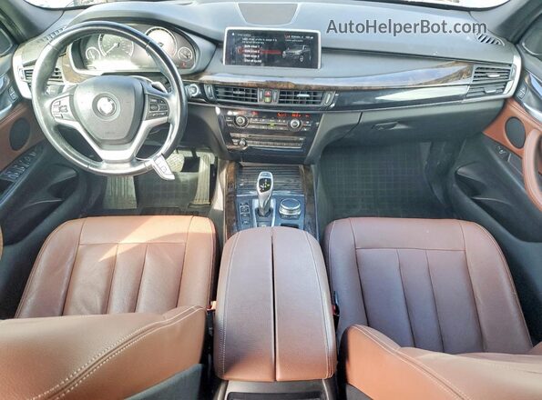 5UXKR0C56J0Y03837 2018 BMW X5 Золотой Вид панели приборов