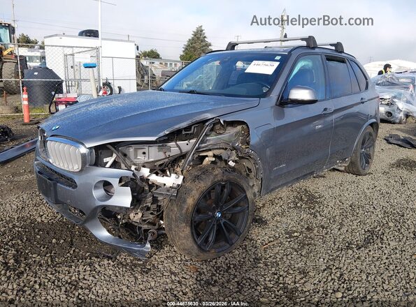 5UXKT0C32H0V98009 2017 BMW X5 Gray Передня ліва чверть