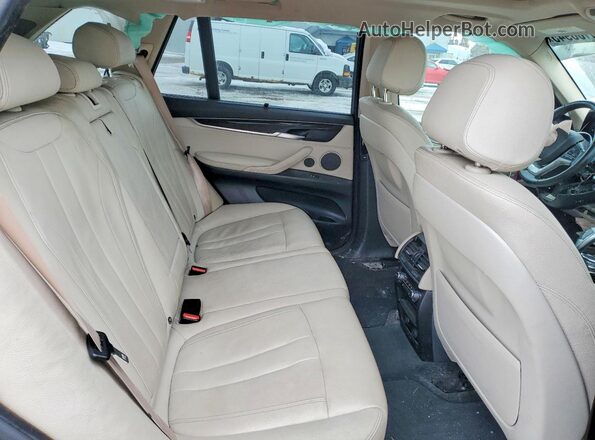 5UXKT0C50G0S78428 2016 BMW X5 Black Widok tylnych siedzeń