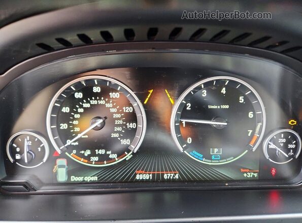 5UXKT0C54G0S76889 2016 BMW X5 Black Widok zestawu wskaźników