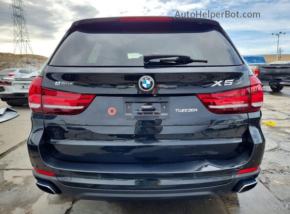 5UXKT0C54G0S76889 2016 BMW X5 Black Widok z tyłu