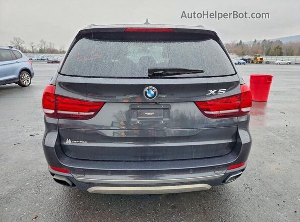 5UXKT0C55J0V98531 2018 BMW X5 Charcoal Widok wnętrza z przodu