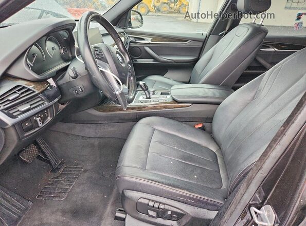 5UXKT0C55J0V98531 2018 BMW X5 Charcoal Widok deski rozdzielczej