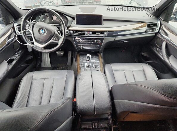 5UXKT0C55J0V98531 2018 BMW X5 Charcoal Widok zestawu wskaźników