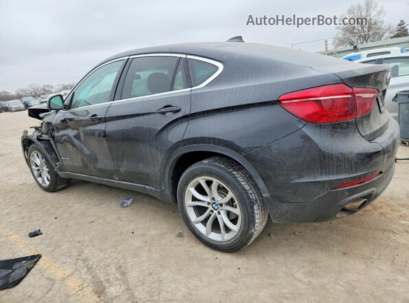 5UXKU0C50G0F93035 2016 BMW X6 Черный Задняя левая четверть