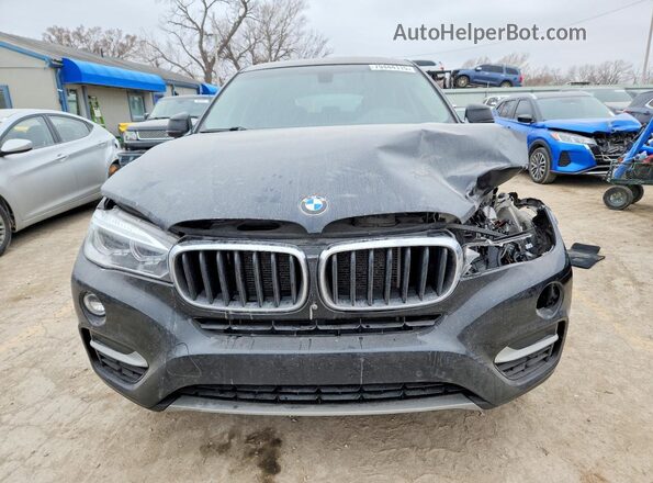 5UXKU0C50G0F93035 2016 BMW X6 Черный Вид спереди