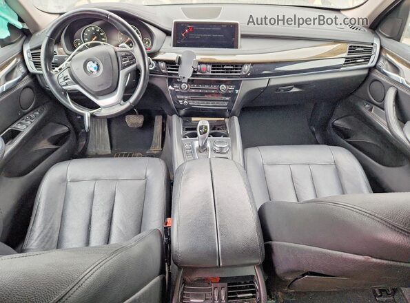 5UXKU0C50G0F93035 2016 BMW X6 Черный Вид панели приборов