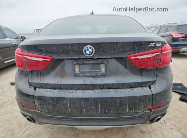 5UXKU0C50G0F93035 2016 BMW X6 Черный Вид сзади