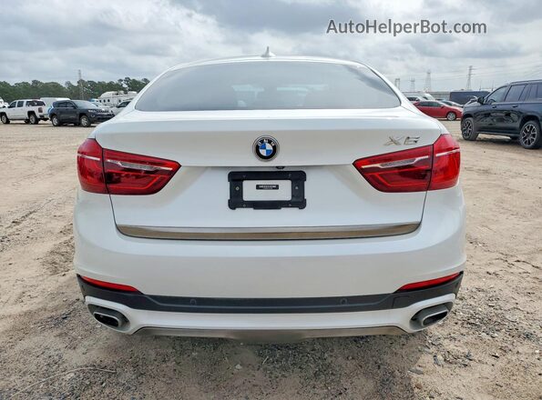5UXKU0C52K0S97665 2019 BMW X6 White Vista trasera