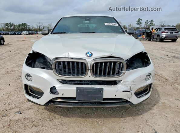 5UXKU0C52K0S97665 2019 BMW X6 White Vista frontal