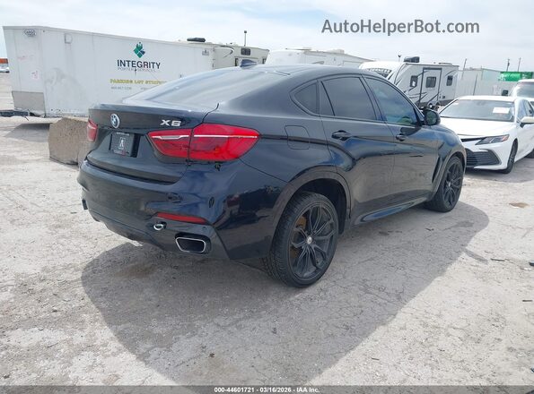 5UXKU0C58G0F93185 2016 BMW X6 Черный Задняя правая четверть