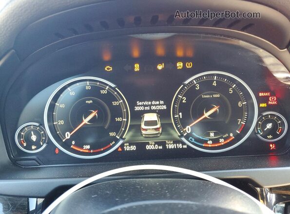 5UXKU2C36H0U28759 2017 BMW X6 Красный Вид щитка приборов