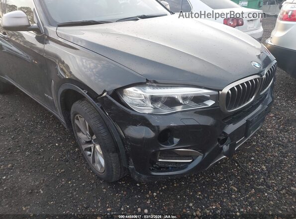 5UXKU2C37H0X46910 2017 BMW X6 Черный Вид спереди