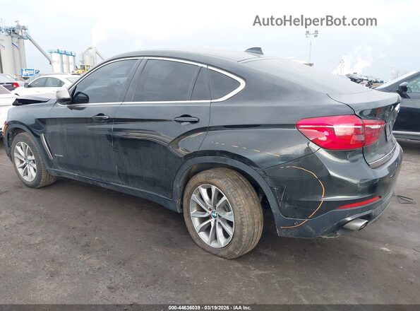 5UXKU2C3XH0U29364 2017 BMW X6 Черный Задняя левая четверть