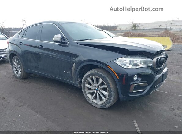 5UXKU2C3XH0U29364 2017 BMW X6 Черный Передняя правая четверть