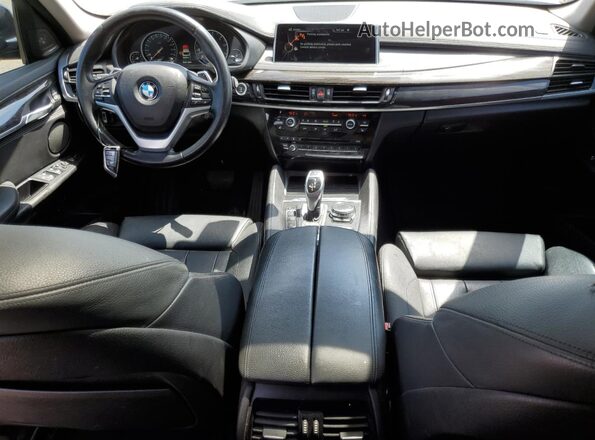 5UXKU2C50G0N78897 2016 BMW X6 Черный Вид панели приборов