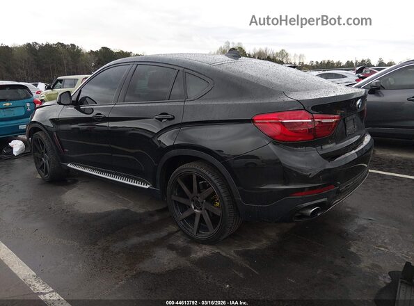 5UXKU2C50G0N81301 2016 BMW X6 Черный Задняя левая четверть