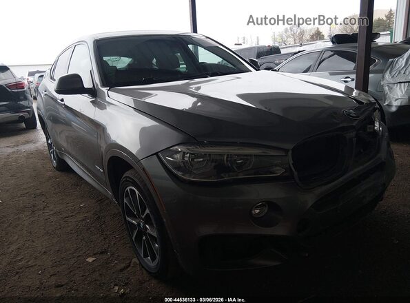 5UXKU2C50G0N83484 2016 BMW X6 Серый Передняя правая четверть