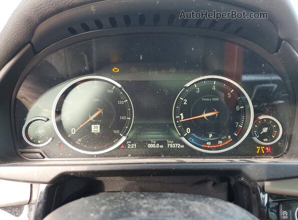 5UXKU2C52J0X51150 2018 BMW X6 Черный Вид щитка приборов