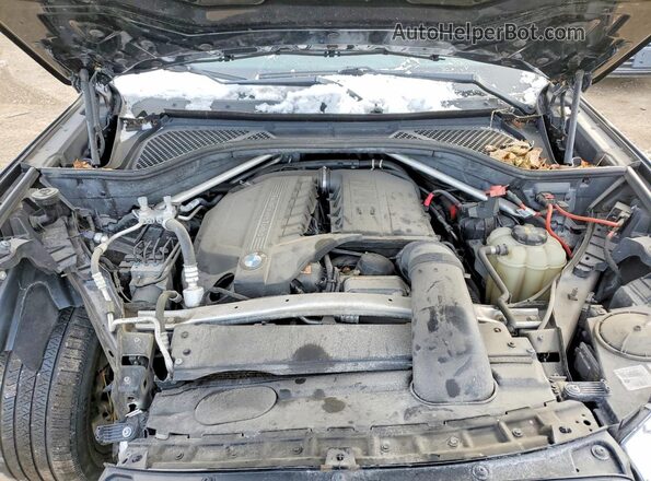 5UXKU2C52J0X51150 2018 BMW X6 Черный Вид задней части салона