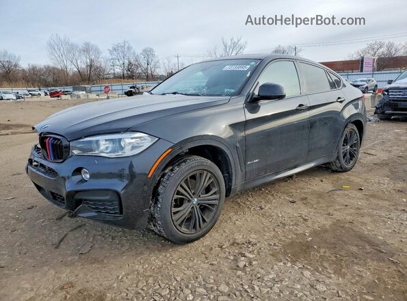 5UXKU2C52J0X51150 2018 BMW X6 Черный Передняя левая четверть