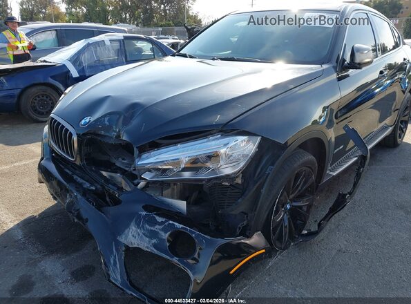 5UXKU2C53G0N81261 2016 BMW X6 Черный Вид спереди