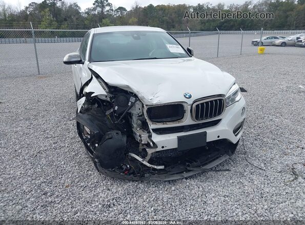 5UXKU2C54J0X49190 2018 BMW X6 Белый Вид спереди