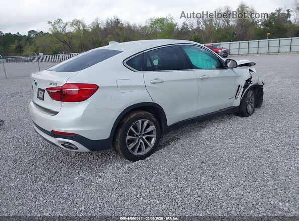 5UXKU2C54J0X49190 2018 BMW X6 Белый Задняя правая четверть