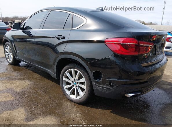 5UXKU2C54J0X49299 2018 BMW X6 Черный Вид спереди