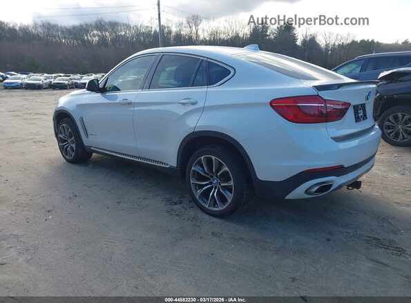 5UXKU2C57G0N79142 2016 BMW X6 White Задня ліва чверть