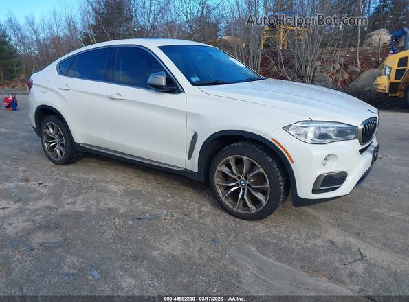 5UXKU2C57G0N79142 2016 BMW X6 White Передня права чверть