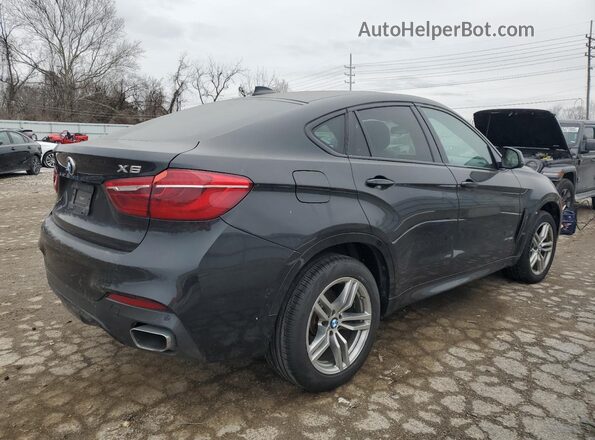 5UXKU2C57G0N80632 2016 BMW X6 Черный Задняя правая четверть