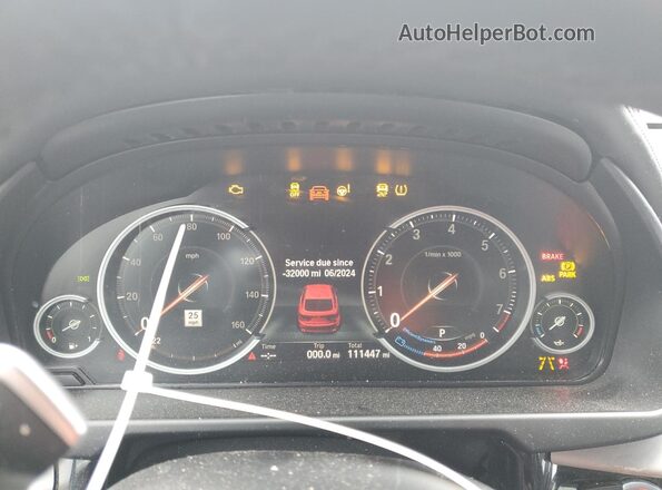 5UXKU2C57G0N80632 2016 BMW X6 Черный Вид щитка приборов