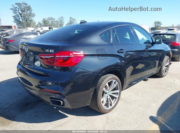 5UXKU2C58G0N78629 2016 BMW X6 Черный Задняя правая четверть