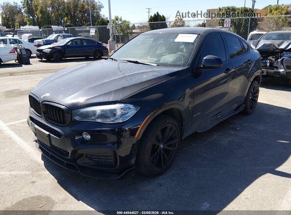 5UXKU2C58G0N79280 2016 BMW X6 Черный Передняя левая четверть