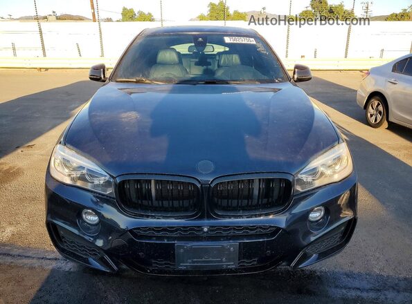5UXKU6C59G0R34108 2016 BMW X6 Черный Вид сзади