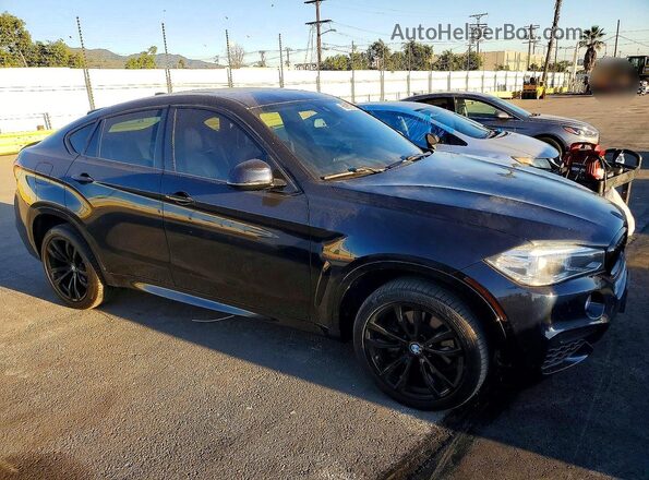 5UXKU6C59G0R34108 2016 BMW X6 Черный Вид спереди