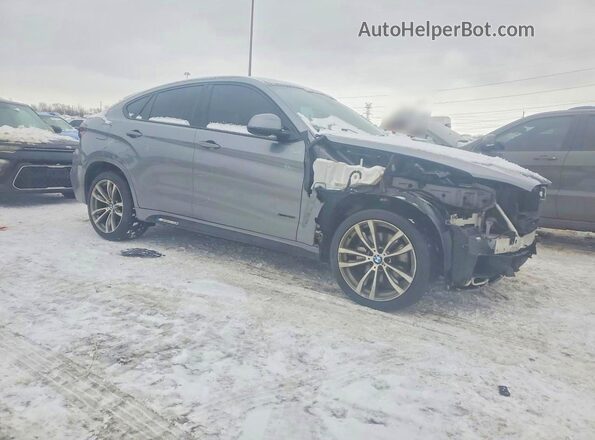 5UXKU6C59G0R34254 2016 BMW X6 Gray Przód prawy