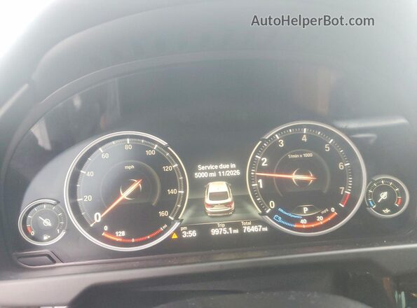 5UXKU6C59G0R34254 2016 BMW X6 Gray Widok zestawu wskaźników