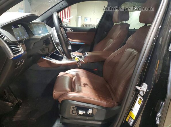 5UXTA6C00N9K05232 2022 BMW X5 Black Widok wnętrza z przodu